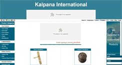 Desktop Screenshot of kalpanainternational.com